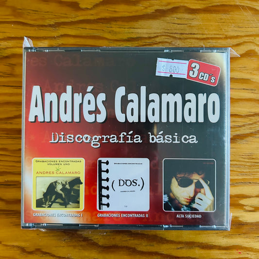 ANDRÉS CALAMARO DISCOGRAFÍA BÁSICA (CD TRIPLE)