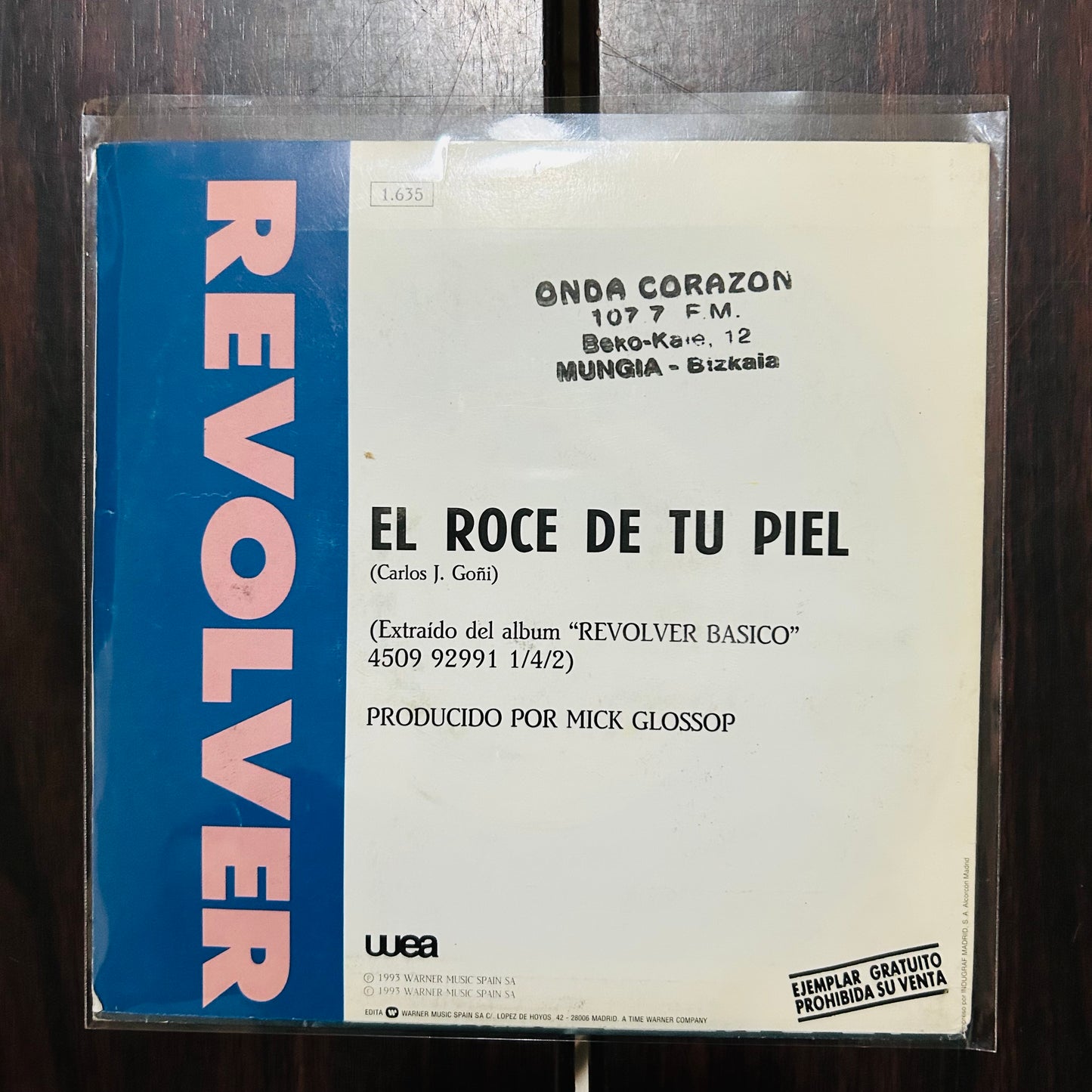 EL ROCE DE TU PIEL (VINILO SINGLE 7”) (2DA MANO)