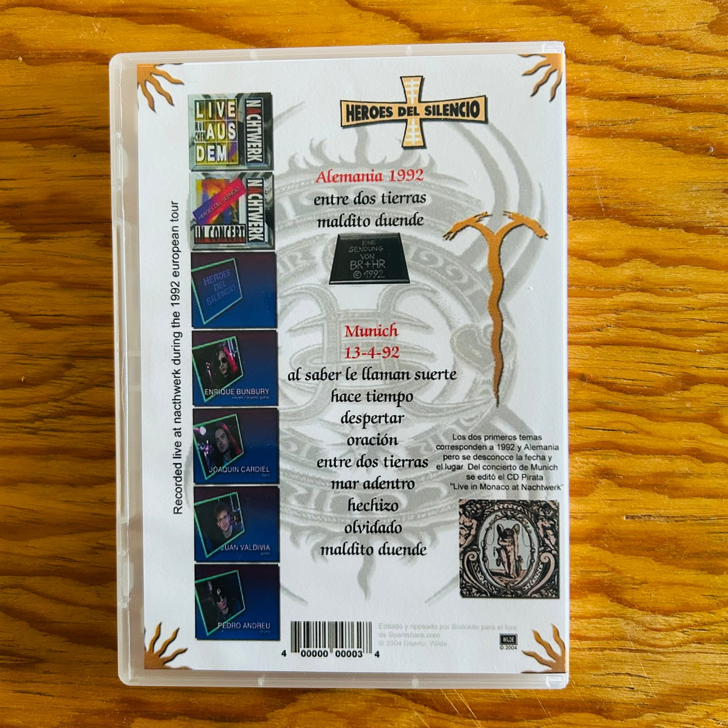 LIVE IN MÚNICH 1992 (DVD)