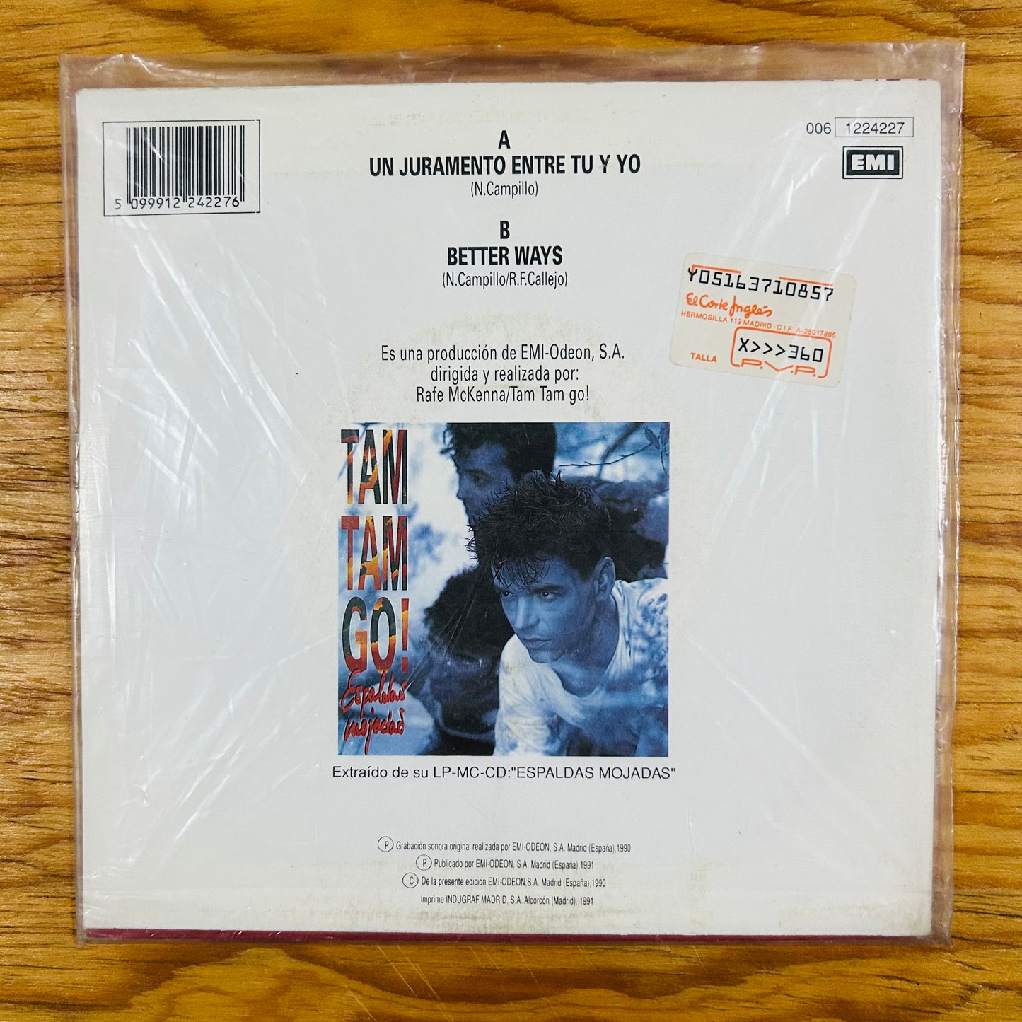 UN JURAMENTO ENTRE TU Y YO (VINILO SINGLE 7”) (2DA MANO)