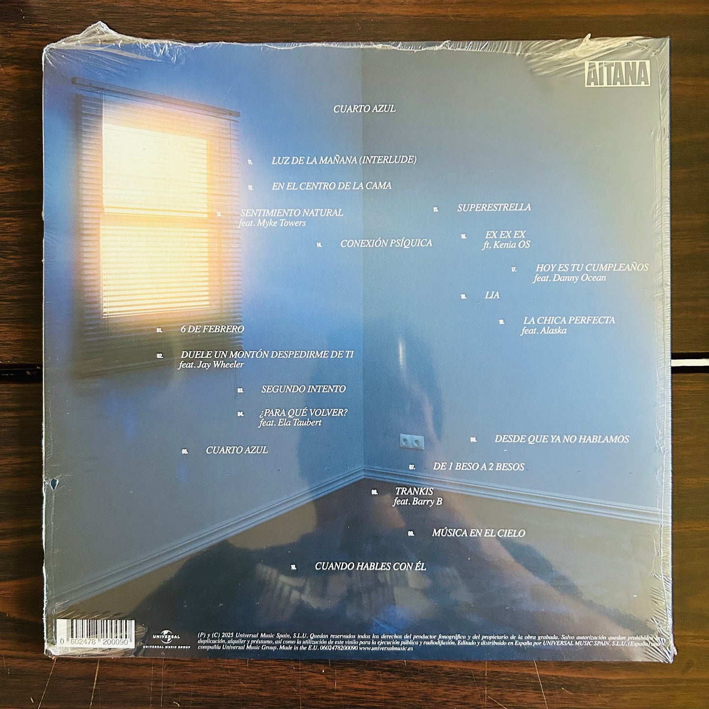 CUARTO AZUL (VINILO DOBLE)