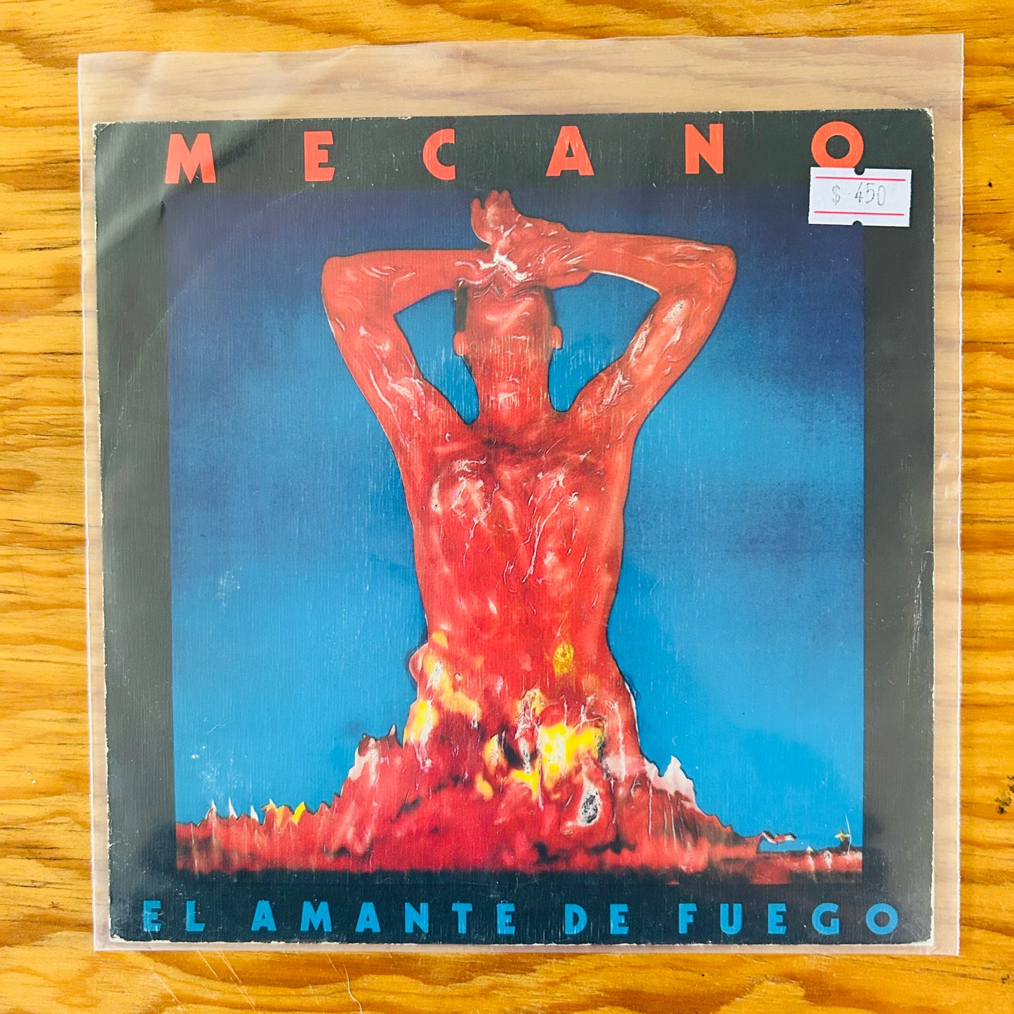 EL AMANTE DE FUEGO (VINILO SINGLE 7”) (2DA MANO)