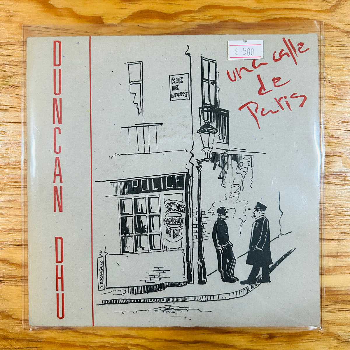 UNA CALLE DE PARIS (VINILO SINGLE 7”)