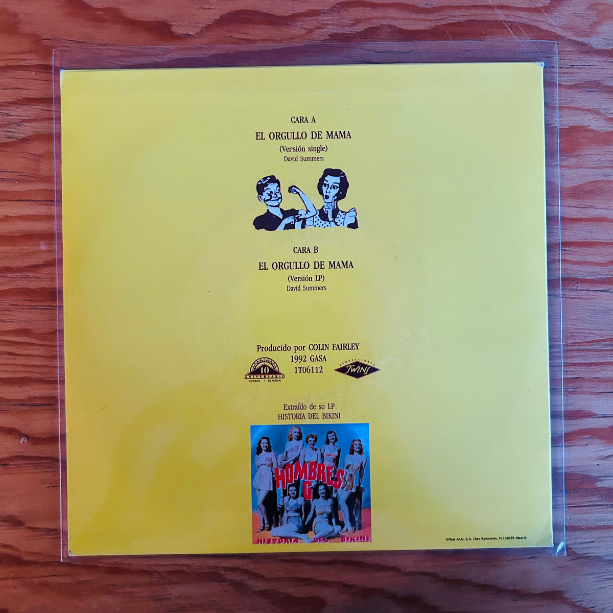 EL ORGULLO DE MAMÁ (VINILO SINGLE 7”)