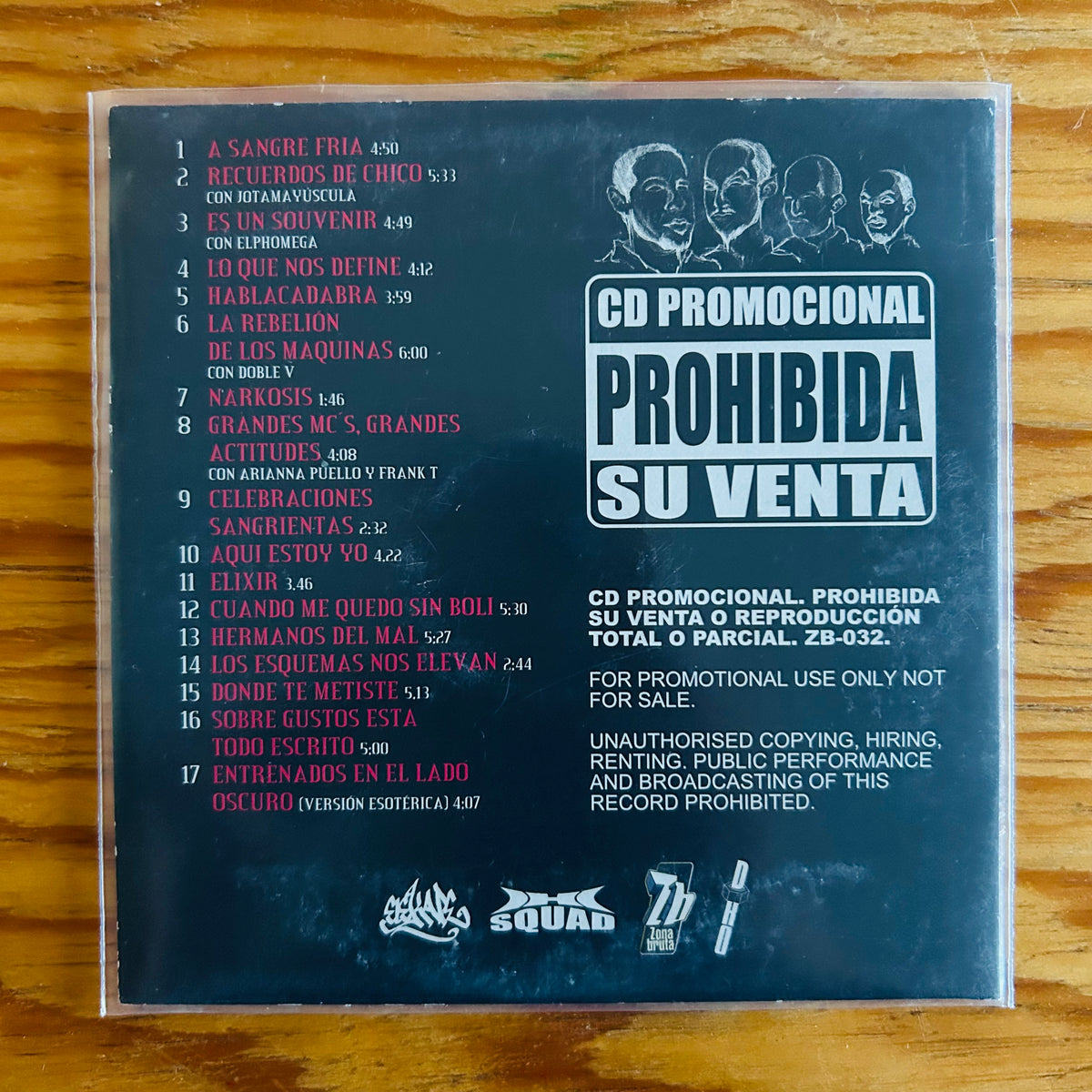 SANGRE FRÍA (CD PROMO)