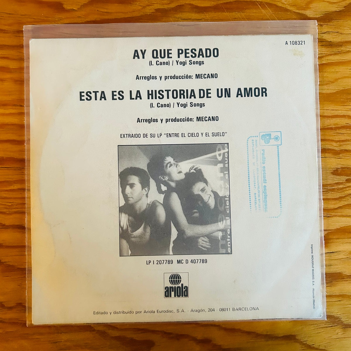 AY QUE PESADO (VINILO SINGLE 7”)