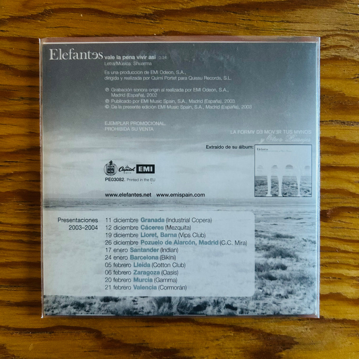 VALE LA PENA VIVIR ASÍ (CD SINGLE)