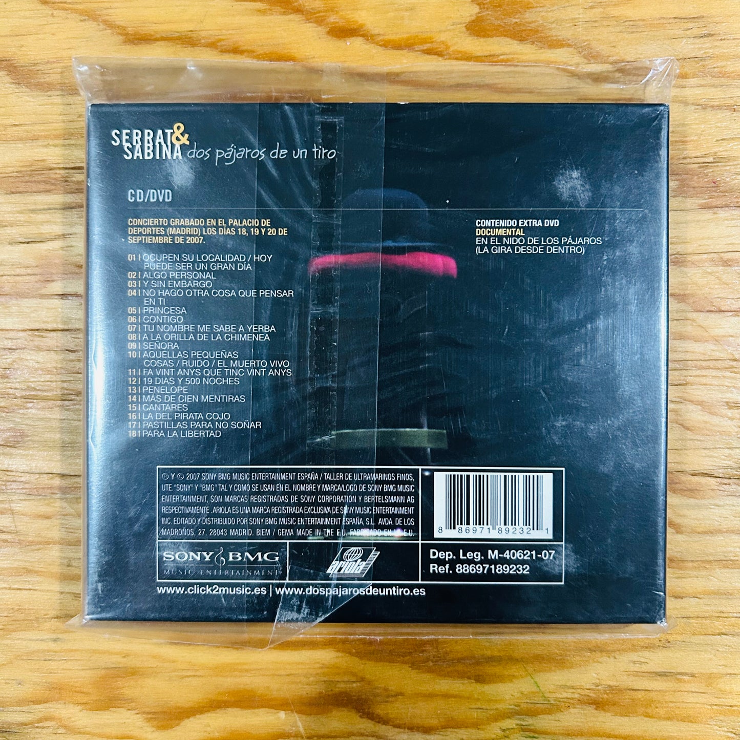 DOS PÁJAROS DE UN TIRO (CD + DVD)